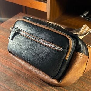 Chic Black and Brown Belt Bag